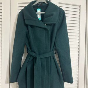 Dark Green Moto Coat NWT XL